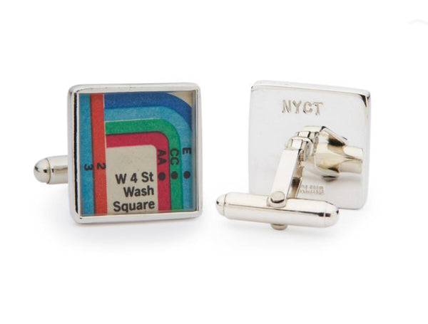 Vignelli Subway Map Cufflinks