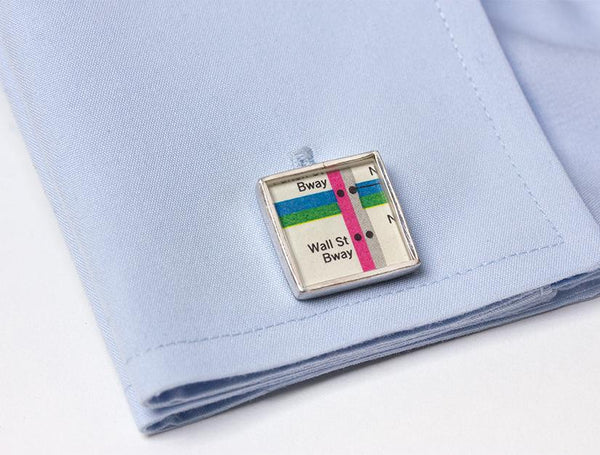 Vignelli Subway Map Cufflinks