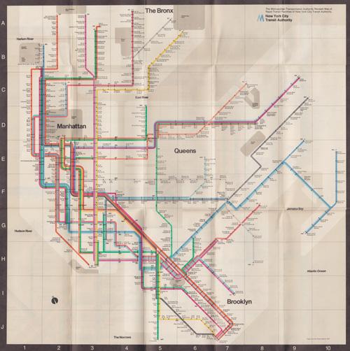 Vignelli Subway Map Cufflinks