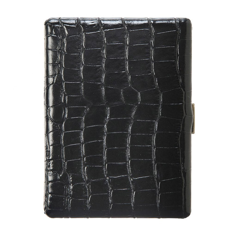 Leather Covered Cigarette Case, Embossed